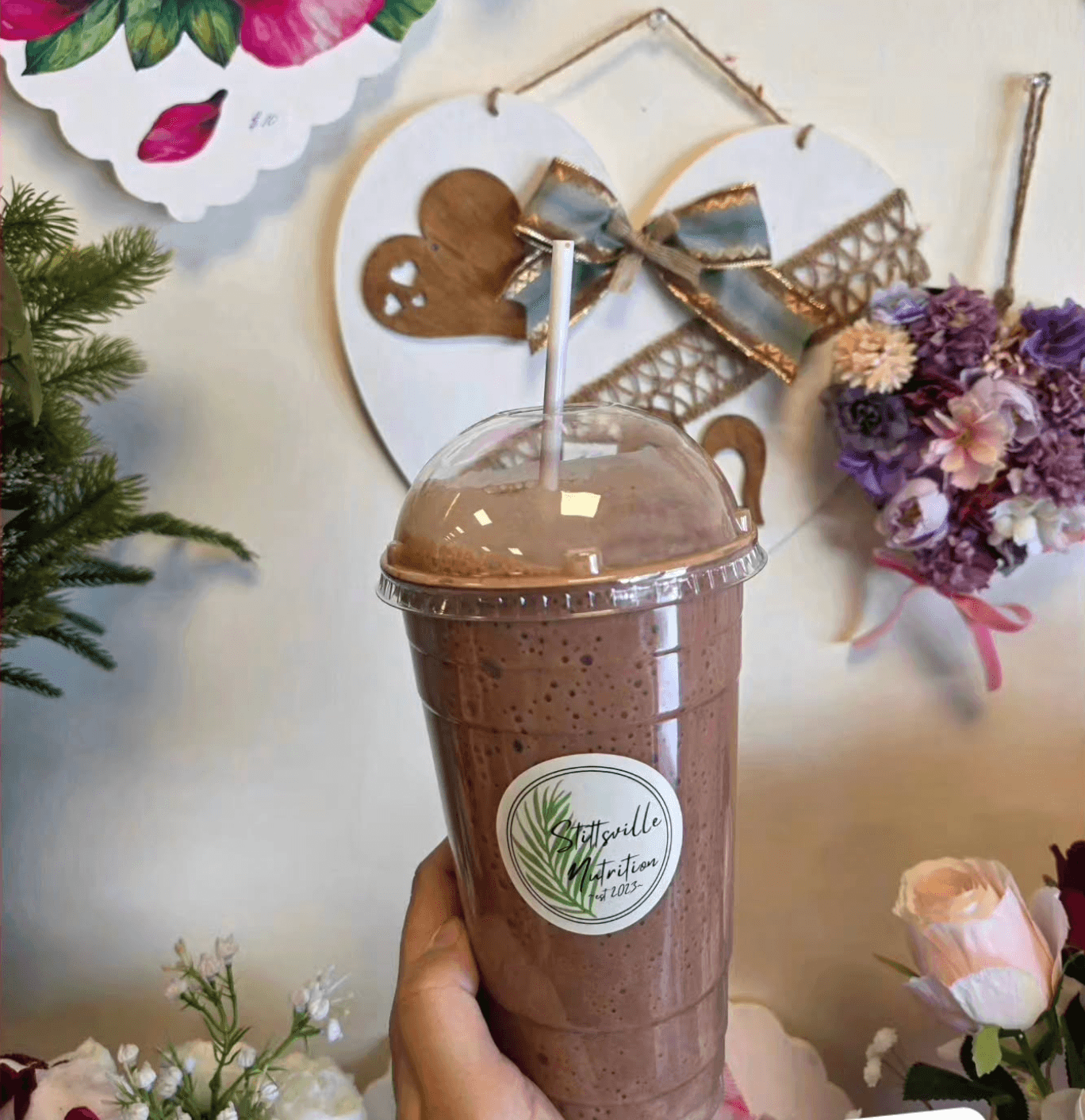 Rich protein shake at Stittsville Nutrition
