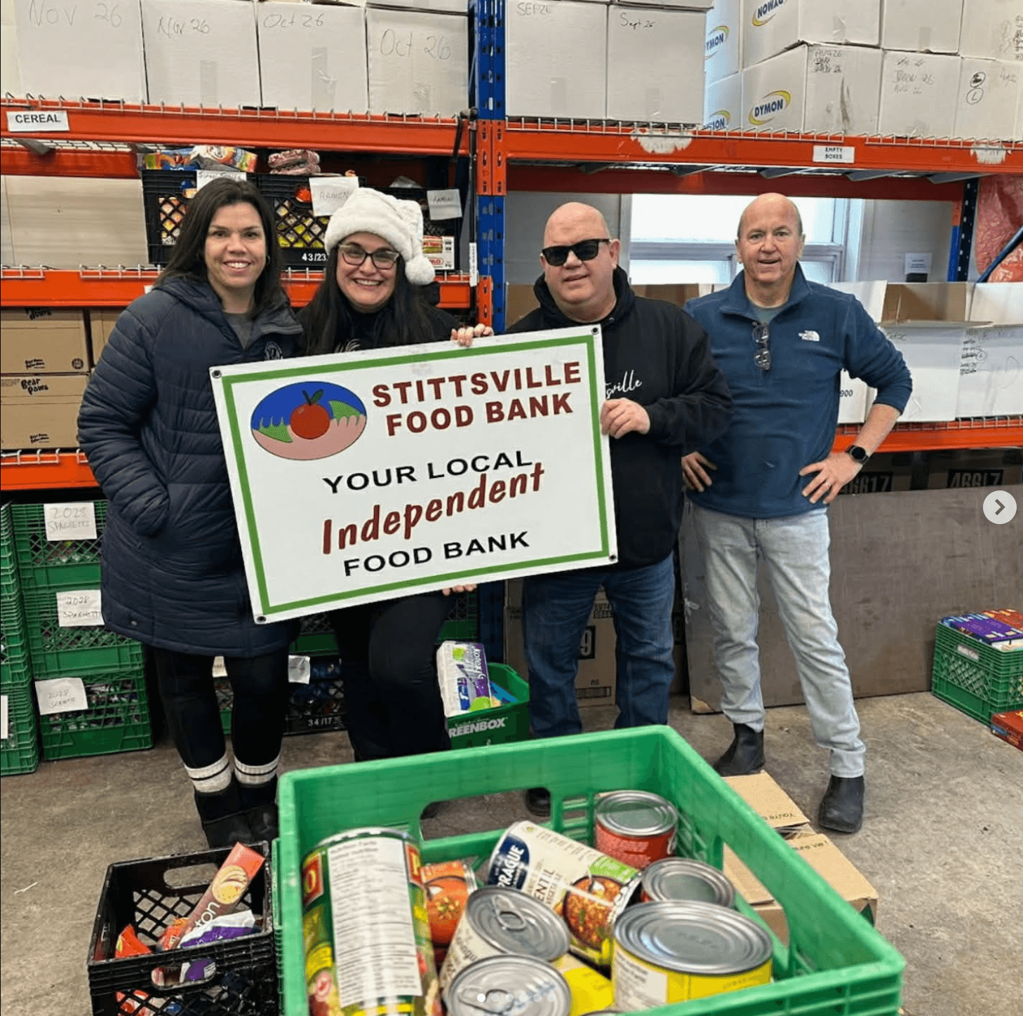 Food bank collection