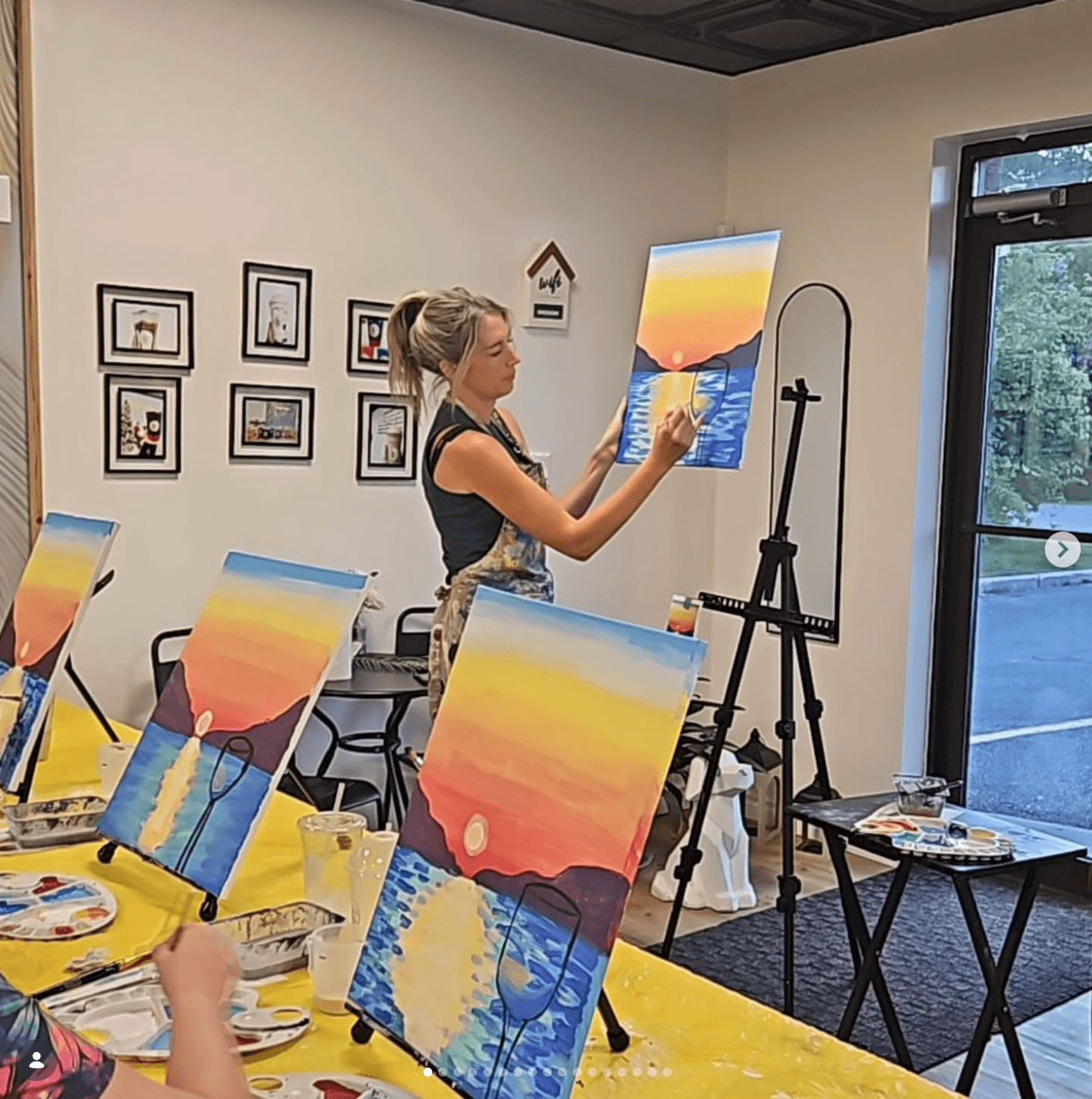 Sip & Paint night with friends